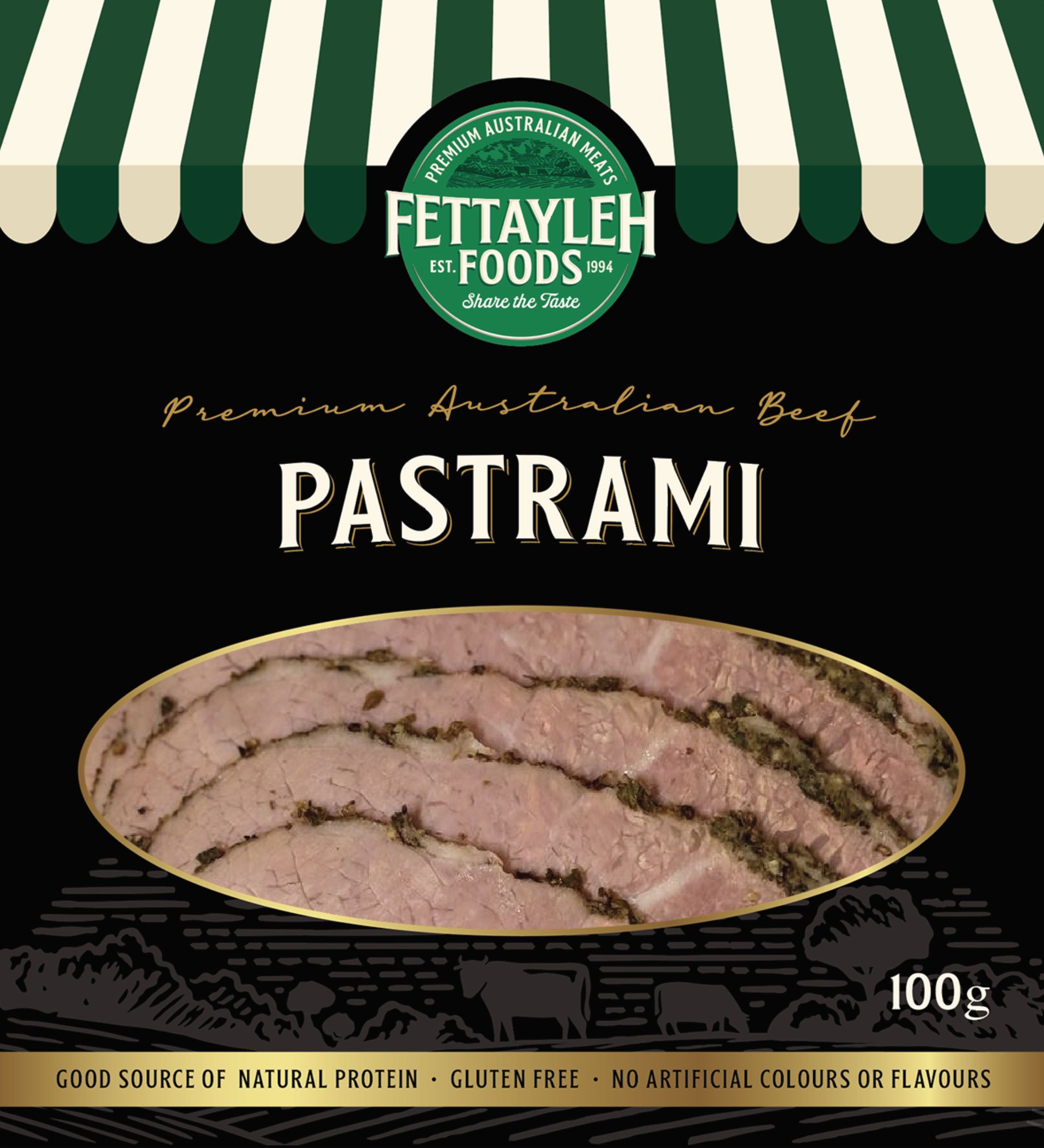BEEF PASTRAMI 100G