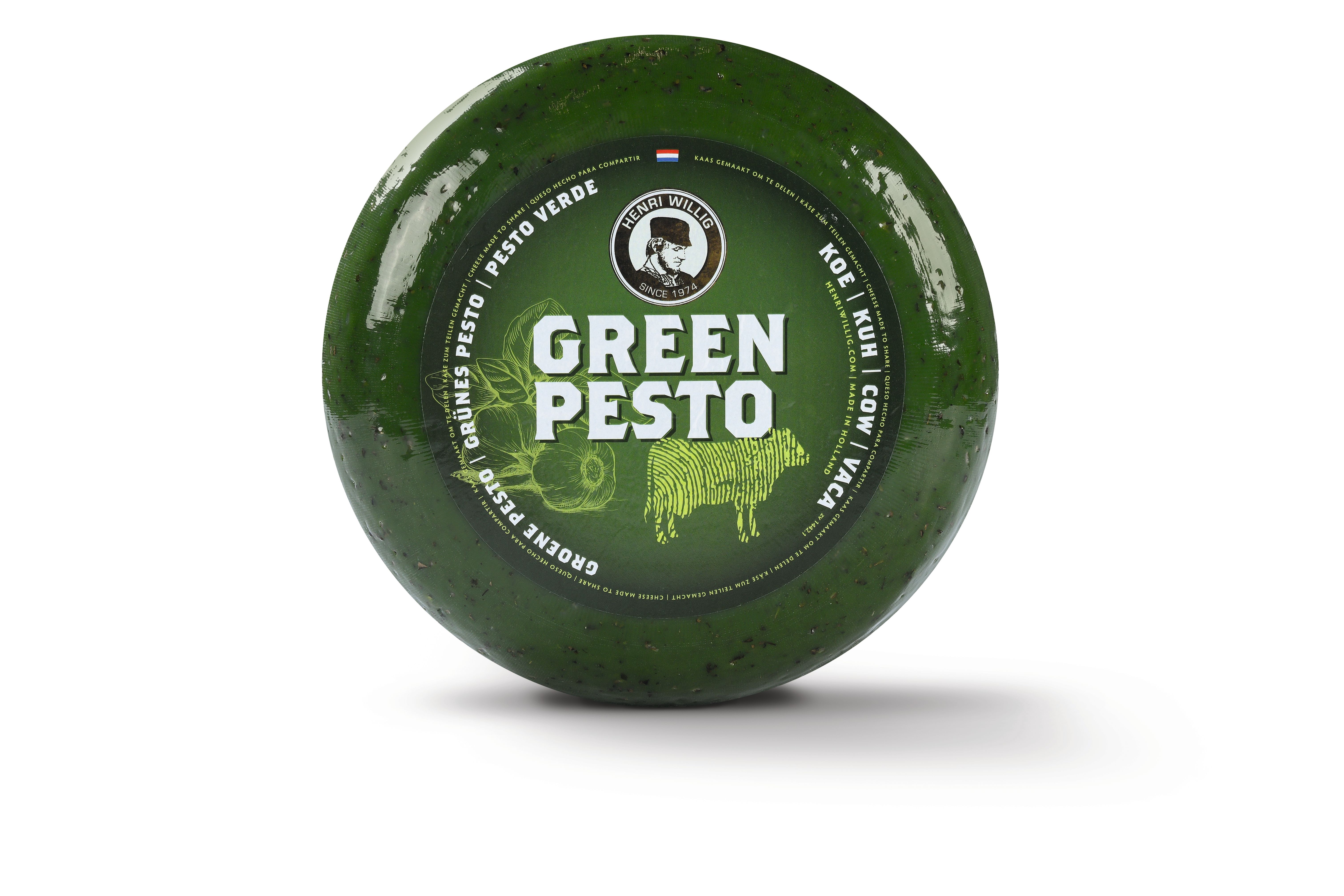 COW CHEESE GREEN PESTO HERBS 45KG 50% F.I.D.M.