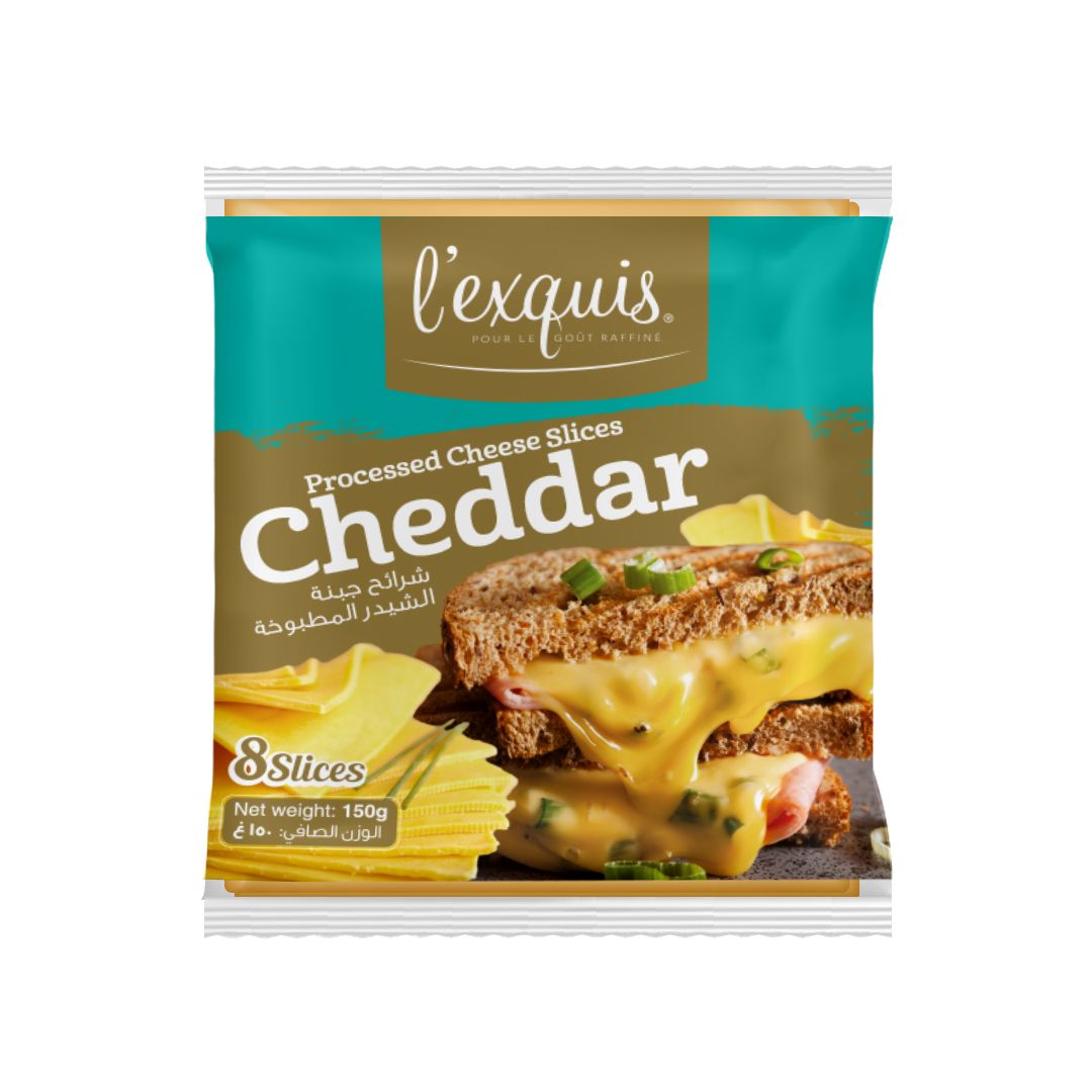 L'exquis Cheese Slices - Cheddar