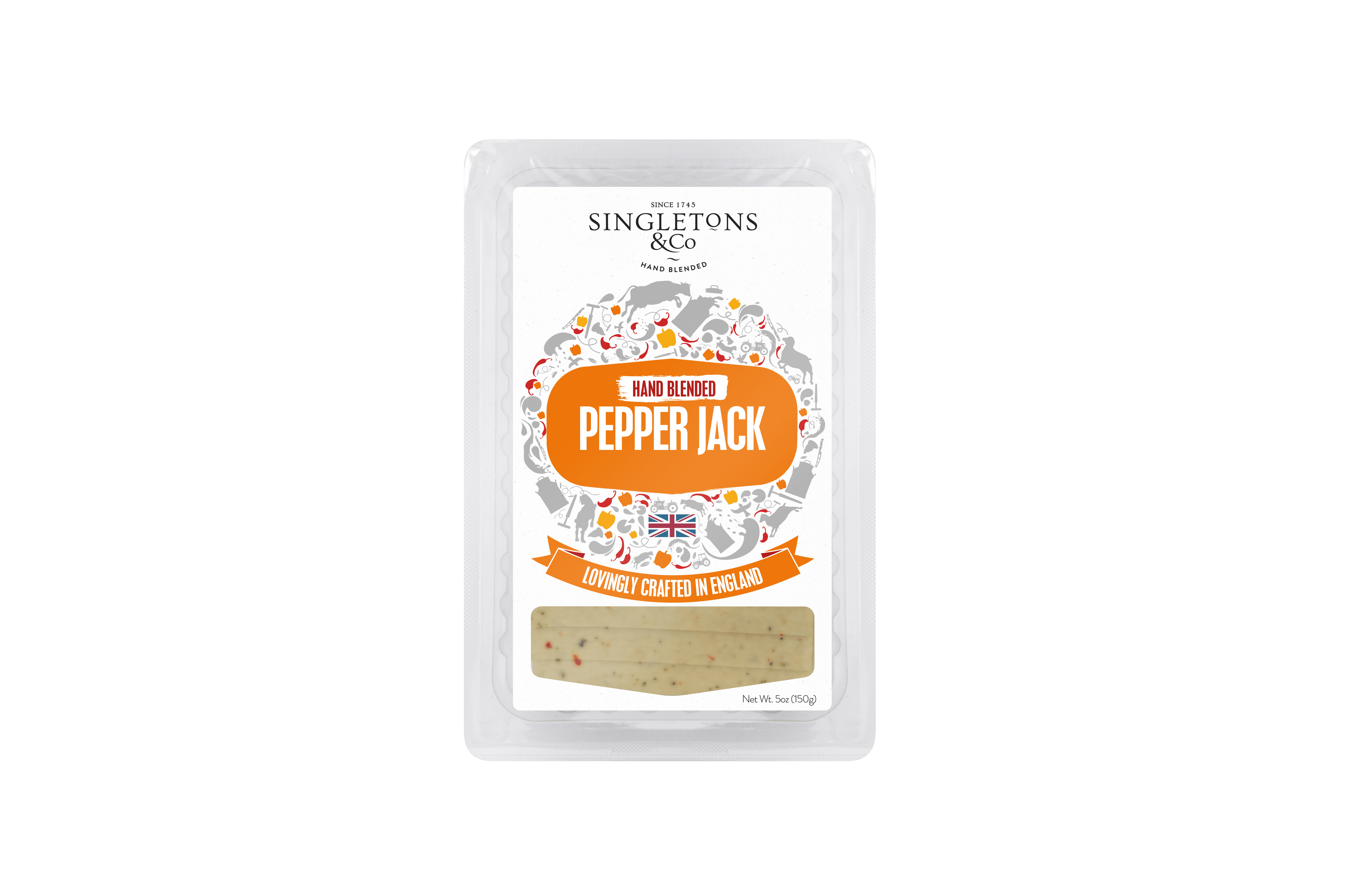 PEPPER JACK SLICES 150G