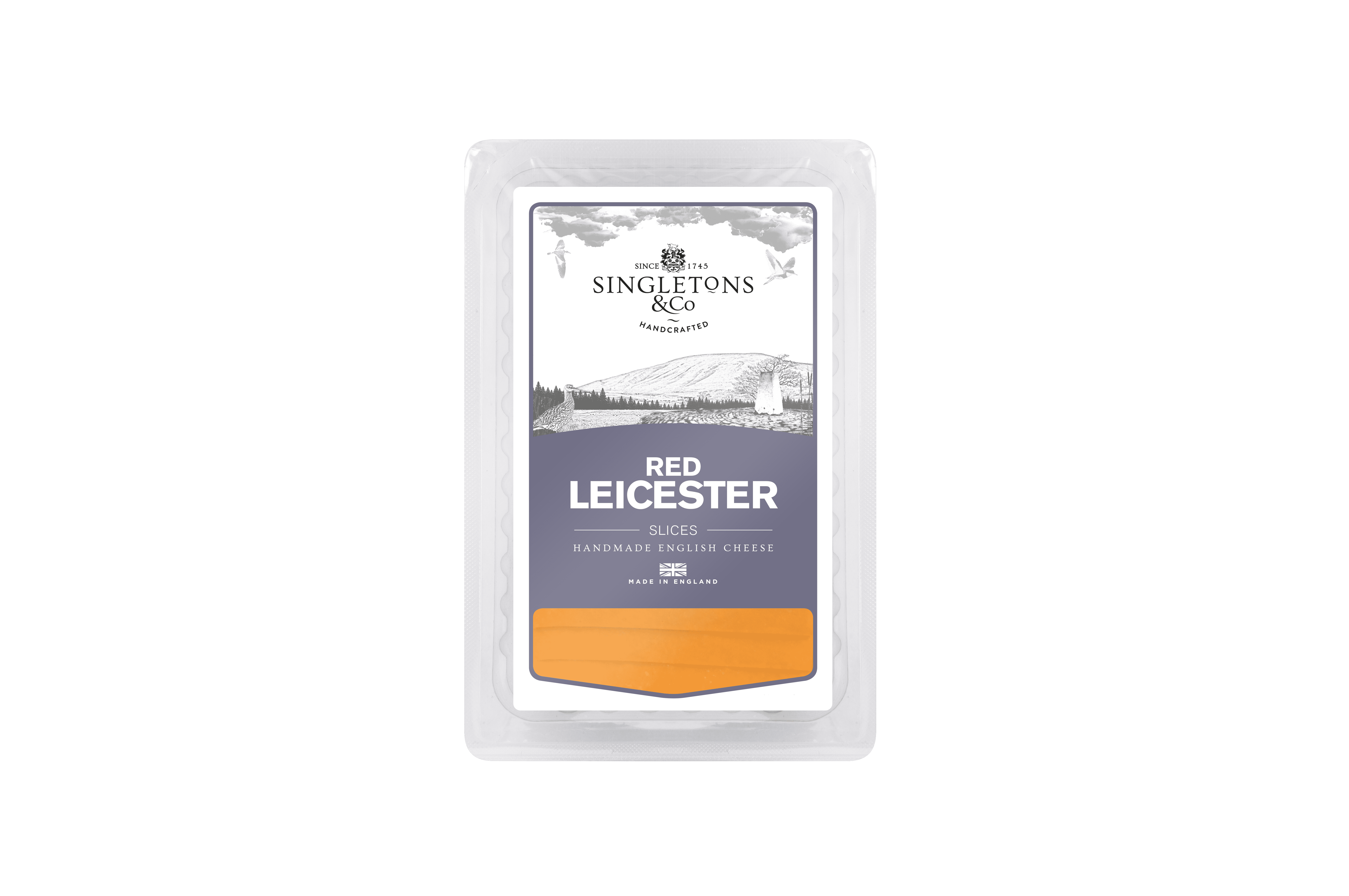 RED LEICESTER SLICES 150G