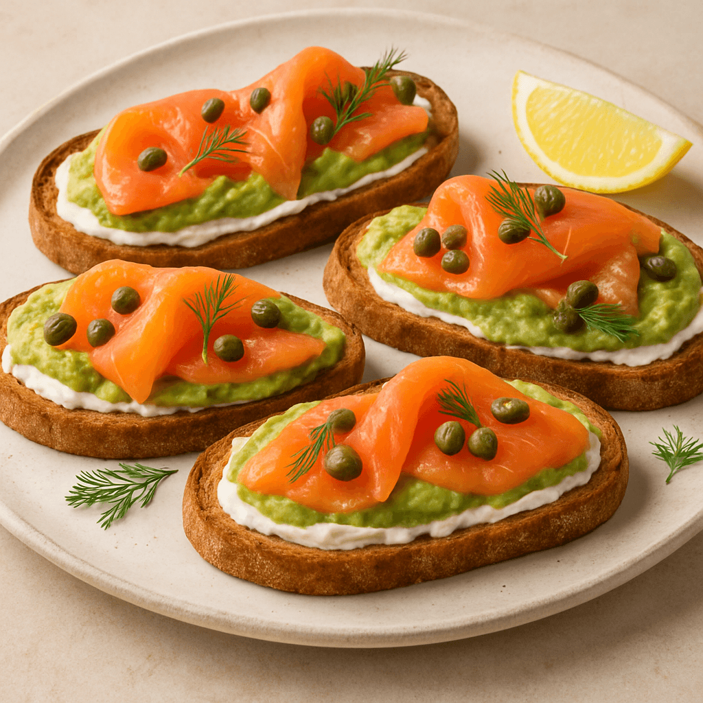 Smoked Salmon Avocado Toast Delight